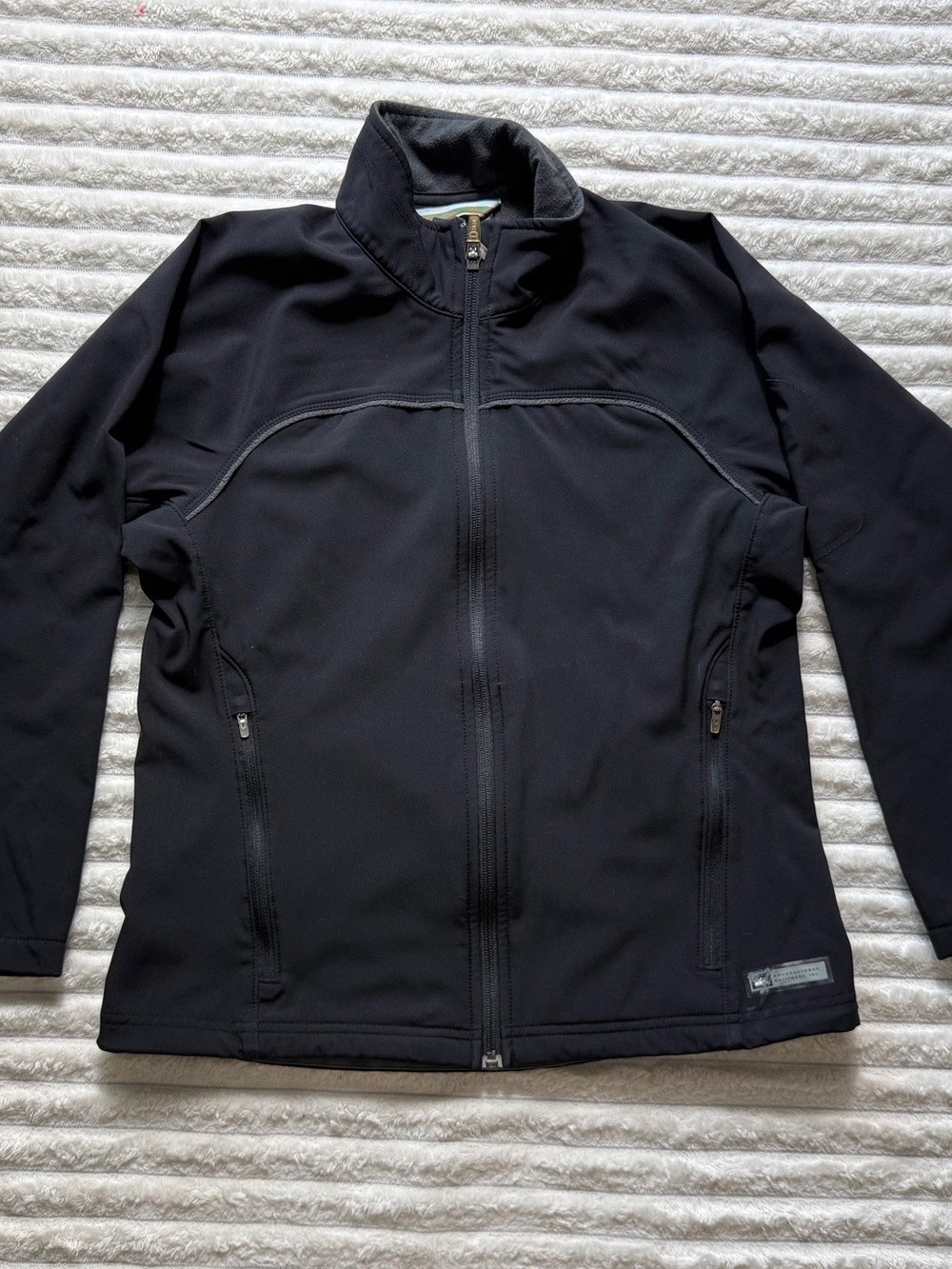 REI Women's Black Softshell Polartec Wind-Resistant Jacket